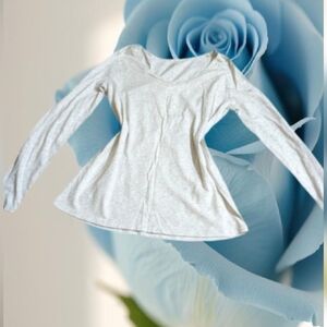 Pretty loft white knit top size medium